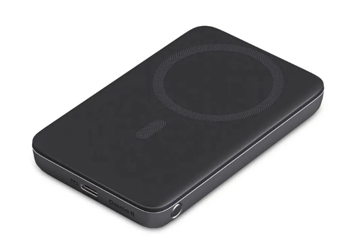 Aukey Magnetic2 6700 Qi2 (APB-PB-MS05) компактный магнитный внешний аккумулятор ёмкостью 6700 мАч с поддержкой беспроводной зарядки Qi2 и MagSafe