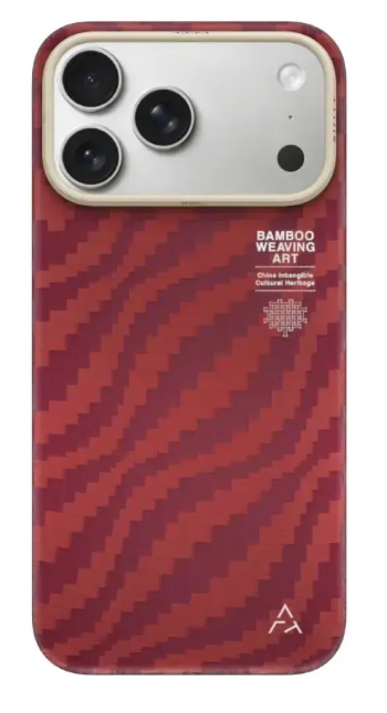 Чехол Airity Bamboo Shadow Orient iPhone 17 Pro (Claret Red)