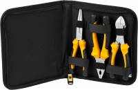 JCB 3 предм Набор: Губцевый инструмент, хромированное покрытие, двухкомпонентные рукоятки, CrV cталь, чехол