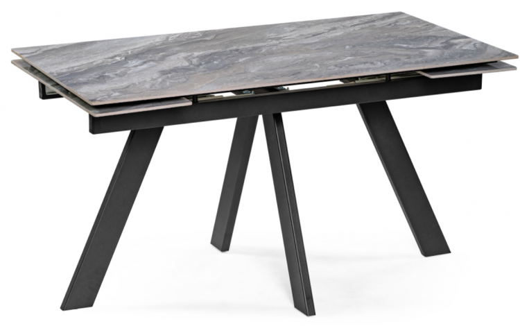 Woodville Керамический стол "Невис" | Ширина - 80; Высота - 76; Длина в разложенном виде - 200 ; Длина - 140см