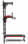 Шведская стенка с опциями DFC D-1235 | Максимальный вес пользователя 120 кг | Размер скамьи 105 х 28,5 х 5 см | Складная конструкция | 143 х 99 х 231 см