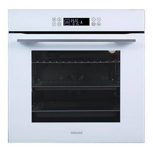Graude электрический духовой шкаф Premium BM 60.2 W  |  594 х 594 х 569 мм  |  10 режимов нагрева | Сенсорное управление Easy Control | LCD-дисплей | Функция памяти |Полезный объем: 73 л