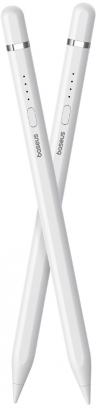 Baseus Штекерный стилус серии Smooth Writing 2  SXBC080102 | Цвет: Белый | Встроенный USB-C порт (с кабелем USB-A to USB-C) | Индикатор заряда аккумулятора: Есть | Возможность классической и магнитной зарядки: Есть