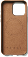 Mujjo Кожаный чехол с MagSafe для iPhone 15 Pro Max,Коричневый