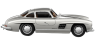 Металлическая машинка Bburago Mercedes-Benz 300 SL  Color: White 