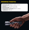 Xiaomi Фонарик HOTO Flashlight Tactics 2300 (серебристый, QWSDT005)