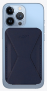 MOFT Картхолдер для iPhone 15/14 серии Snap-On | Подставка-кошелёк | USA Brands, Dark Blue