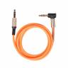 Аux аудио-кабель 3.5 мм- 3.5 мм, 1м, RITMIX RCC-247 Orange 4630032212193