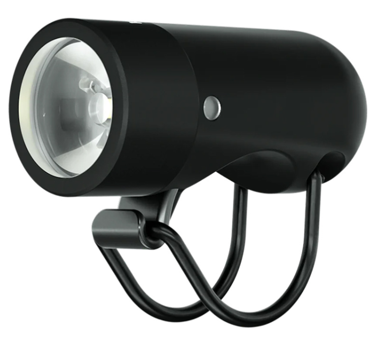 Knog Plug Front Фонарь передний | Мощный световой поток до 250 люмен | До 240 часов работы в режиме Eco Flash | Простое крепление на руль | One Size