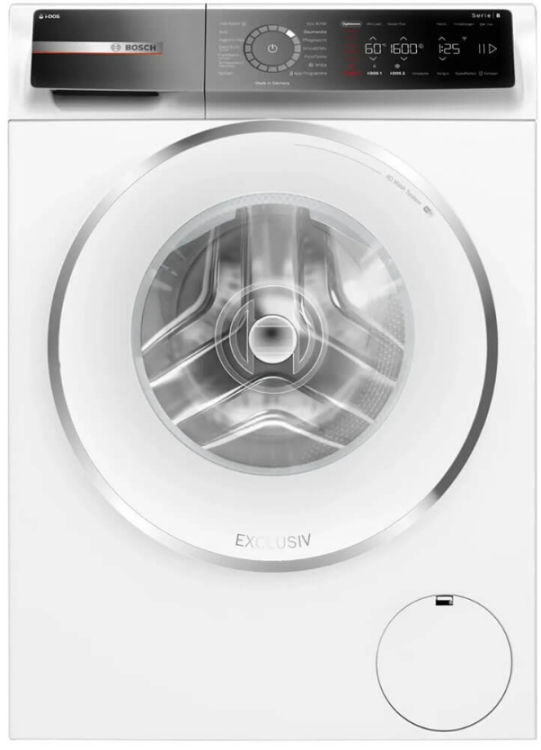 Bosch  отдельностоящая стиральная машина | загрузка-10 кг | страна-производство: Германия | 1600-об/мин | программ-13 | 87,5 × 67,5 × 64 см  