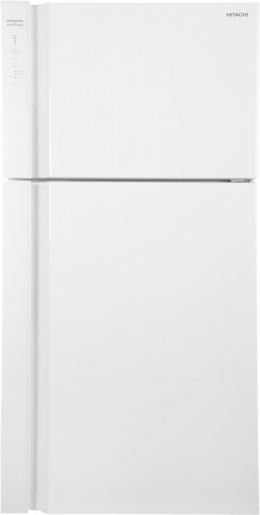 Hitachi двухкамерный холодильник R-V610PUC7 PWH | No Frost | Общий объем: 450 л | Тип компрессора: Инверторный | Размеры (ВхШхГ): 176x85.5x74 см | Цвет: Белый | Global