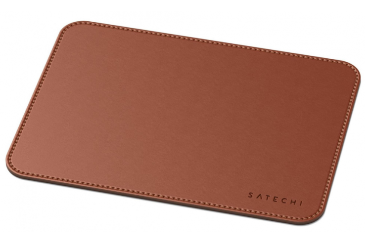 Satechi Коврик для мыши Eco Leather Mouse Pad, коричневый | Размер 25 x 19 см. Цвет коричневый.