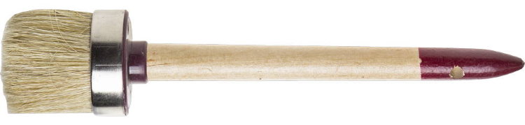 Зубр "УНИВЕРСАЛ - МАСТЕР" №18, 60мм 01501-60 Кисть круглая светлая щетина, деревянная ручка