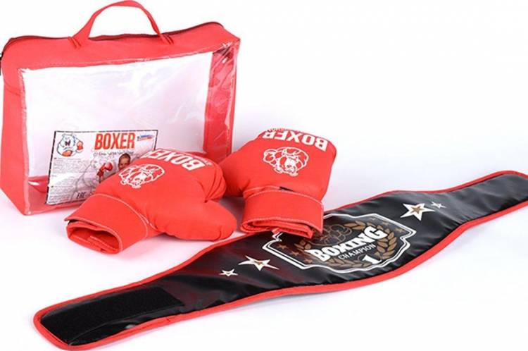 Боксерский набор (перчатки + пояс победителя), в подарочной упаковке 4600031215594