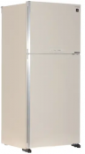 Холодильник с морозильником Sharp SJXG55PMBE / общий полезный объем - 556 л, внешнее покрытие-металл, размораживание - No Frost, дисплей, 82 см х 187 см х 74 см / Global