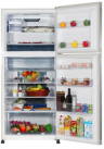 Холодильник с морозильником Sharp SJXG55PMBE / общий полезный объем - 556 л, внешнее покрытие-металл, размораживание - No Frost, дисплей, 82 см х 187 см х 74 см / Global