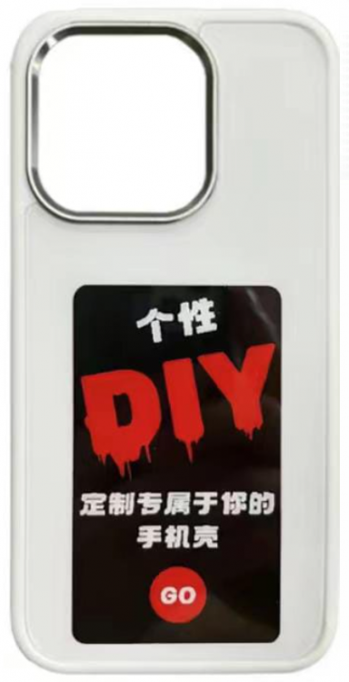 Чехол с экраном E-Ink для iPhone 14 Pro | с NFC для беспроводной передачи данных для проецирования на экран, white 