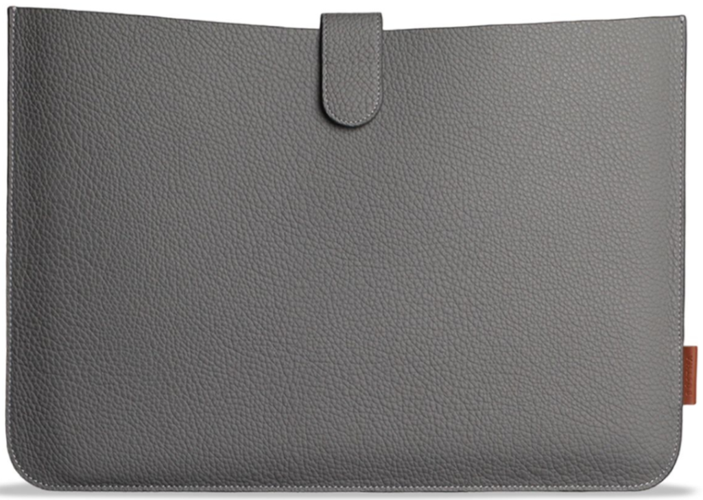 Bustha Чехол для Macbook Pro 14 | Натуральная кожа, JUMP Slim Sleeve Leather (Stone)