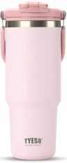 Tyeso Термокружка с трубочкой и ручкой для переноски 600ml TS-01-01022-204 