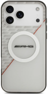 AMG Чехол для iPhone 17 Pro IML Double layer Rhombs Hard White/Red (MagSafe)