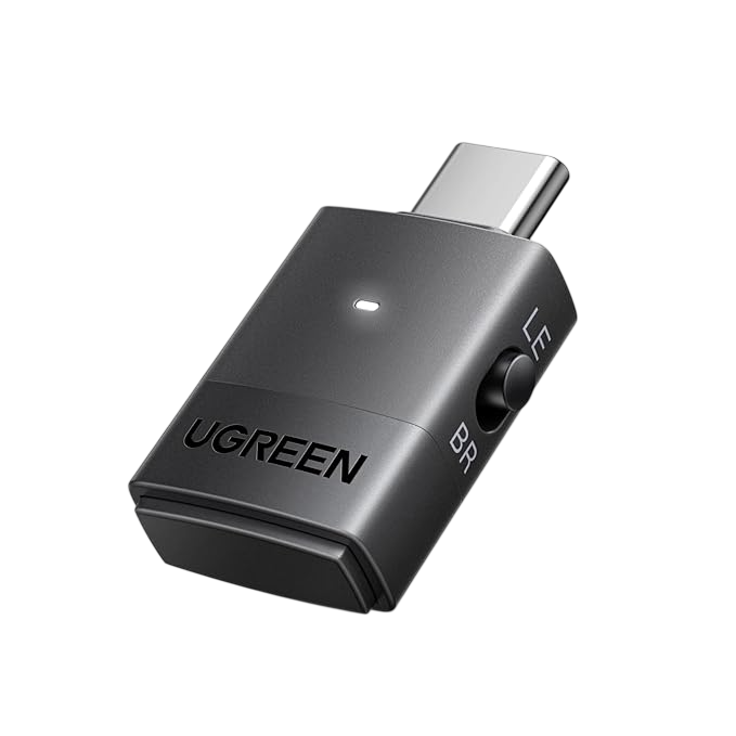 Ugreen Bluetooth-адаптер 6.0 с поддержкой LE-Audio (LC3) для PS5/PS5 Pro/Switch1 2 | USB-C | BT701 (65708), Black