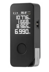Xiaomi HOTO Умный лазерный дальномер Smart Laser Measure Pro (чёрный, H-D50) | Диапазон измерения (макс) - 50 м																		