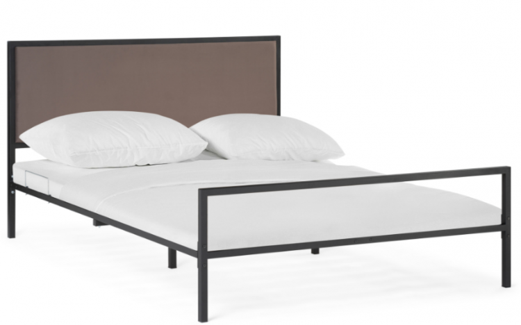 Woodville двуспальная кровать "Азет 1" , 160см*200см , черный / dark brown , страна производства - Россия / 552924