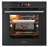 Graude Электрический духовой шкаф PREMIUM BMP 60.4 S | ШхВхГ: 594х594х498 мм | 16 режимов нагрева | Полезный объем: 73 л | Дверца с 3х-слойным остеклением | TFT-дисплей высокого разрешения диагональю 7”