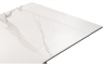 Woodville Керамический стол "Ливи" белый мрамор / черный | Ширина - 80; Высота - 78; Длина в разложенном виде - 200; Длина - 140 см