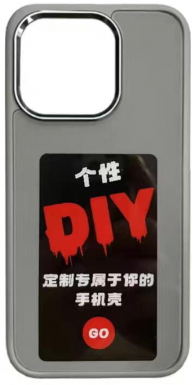 Чехол с экраном E-Ink для iPhone 14 Pro | с NFC для беспроводной передачи данных для проецирования на экран, gray