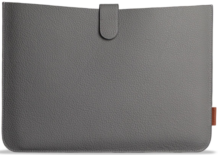 Bustha Чехол для Macbook Pro 13 | Натуральная кожа, JUMP Slim Sleeve Leather (Stone)