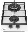 Midea Газовая панель MG3270TGW | ВхШхГ: 52x30x9 см | Материал поверхности панели: Закаленное стекло | Материал решеток: Чугун