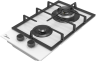 Midea Газовая панель MG3270TGW | ВхШхГ: 52x30x9 см | Материал поверхности панели: Закаленное стекло | Материал решеток: Чугун
