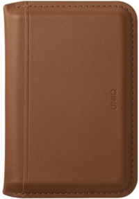 Uniq Картхолдер-кошелек Lyden DS магнитный | RFID-блокировка | Caramel/Ivory