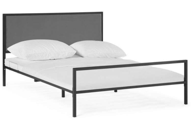 Woodville двуспальная кровать "Азет 1" , 160см*200см , черный / antracite , страна производства - Россия / 552923