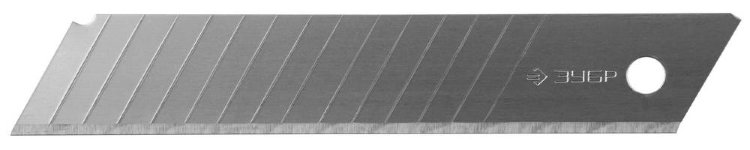 Зубр "МАСТЕР" 09721-18-10 Лезвие сегментированное, 15 сегментов, в боксе, 18мм, 10шт