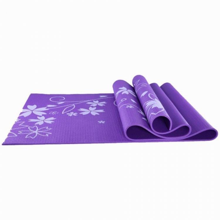 YL-Sports Коврик для йоги и фитнеса 173*61*0,4см BB8303 с принтом, фиолетовый