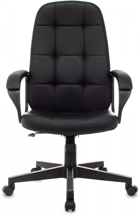 Бюрократ кресло руководителя CH 002 | Максимальный вес пользователя: 120 | Материал обивки: Эко кожа | Цвет: Черный | Global