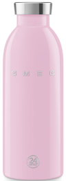 Smeg Термобутылка | Объем: 500 мл | Поддержание холода: до 24ч | Поддержание тепла: до 12ч | Нержавеющая сталь 18/8 | Стиль 50-х г, цвет розовый