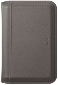 Uniq Картхолдер-кошелек Lyden DS магнитный | RFID-блокировка | Flint Grey/Canary Yellow