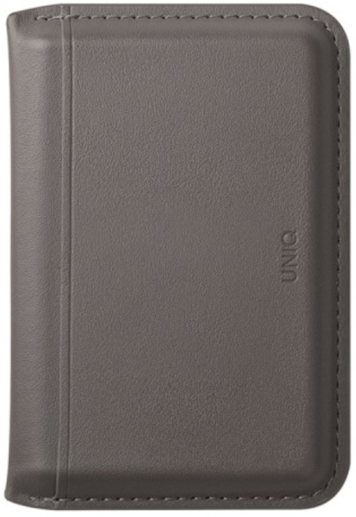 Uniq Картхолдер-кошелек Lyden DS магнитный | RFID-блокировка | Flint Grey/Canary Yellow