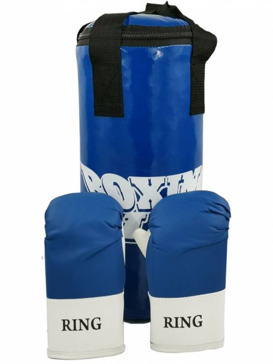 Набор боксерский ЮНИОР (мешок 45см, перчатки тренировочные)