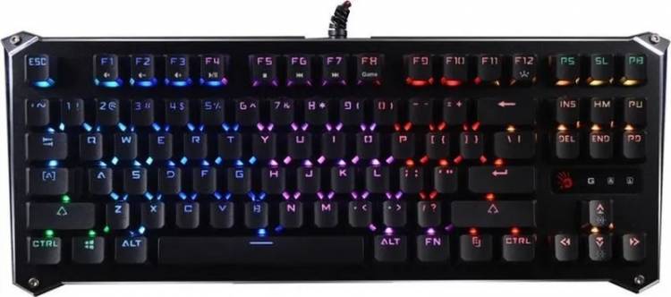 Игровая механическая клавиатура A4Tech Bloody B930 черный,влагозащитное нанопокрытие,макрос Global