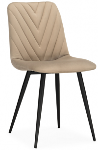 Woodville Стул на металлокаркасе "Ральф" бежевый | Ширина - 44 Глубина - 53 Высота - 83 см