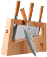 Xiaomi Набор кухонных ножей из дамасской стали (4 ножа + подставка)  HuoHou Damascus Kitchen KnifeSet , серия Ying (HU0257 RUS)