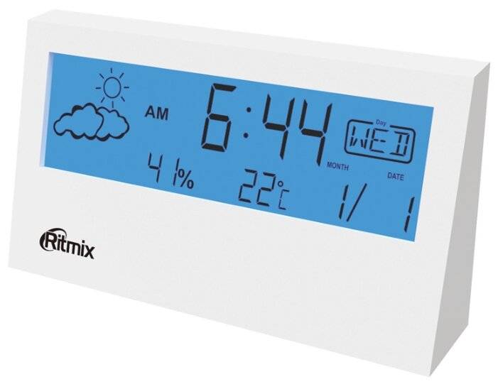 Ritmix CAT-044 White Метеостанция с термометром и гигрометром 4630032218362