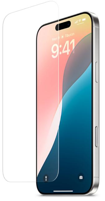 Supglass SG-03 для iPhone 16 Pro | Защитное стекло с набором для легкой поклейки | 9H | Олеофобное покрытие | Полная защита экрана