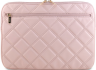 Guess Чехол для ноутбуков 13"/14" Ультратонкий | Эко-кожа | Sleeve Quilted 4G metal logo with Zipper Pink	