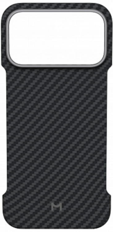 Magssory Чехол для iPhone 17 Pro Max | Поддержка MagSafe | Поддержка беспроводной зарядки | Кевлар+ карбон | Aramid Zero