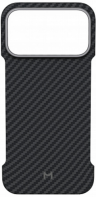 Magssory Чехол для iPhone 17 Pro Max | Поддержка MagSafe | Поддержка беспроводной зарядки | Кевлар+ карбон | Aramid Zero